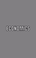 Economics: Student Subject Journal With Blank Lined Pages - WIDE RULED - Class Notebook