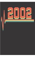 Notebook: 2002 Dot Grid Dotted 6x9 120 Pages