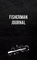 Fisherman Journal: Blank Line Fisherman Journal / Planner / Career / Co-Worker / Job Gift (6 x 9 - 110 Wide Pages)