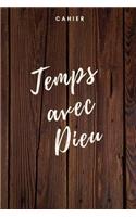 Temps avec Dieu cahier: Carnet chrétien, 108 pages grille de points (6x9 / 15,24 x 22,86 cm) pour la prière, les sermons, l'église et les dates
