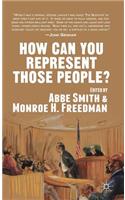 How Can You Represent Those People?