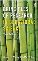 Principles Of Research In Behavioral Science,