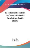 La Reforme Sociale Et Le Centenaire de La Revolution, Part 2 (1890)