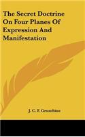 The Secret Doctrine on Four Planes of Expression and Manifestation