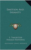 Emotion and Insanity