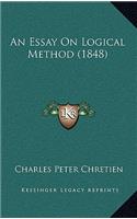Essay On Logical Method (1848)