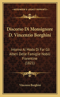 Discorso Di Monsignore D. Vincenzio Borghini