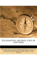 Ecclesiastical Records, State of New York