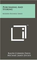 Purchasing and Storing: Modern Business Series