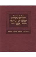 Journal De Deux Voyages Apostoliques Dans Le Golfe Saint-laurent Et Les Provinces D'en Bas, En 1811 Et 1812