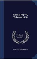 Annual Report, Volumes 15-18