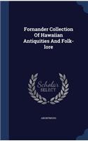 Fornander Collection Of Hawaiian Antiquities And Folk-lore