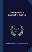 Select Methods in Quantitative Analysis