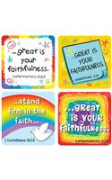 Faith Verses Sticker Pack: (English)