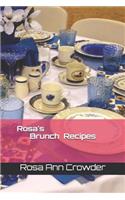 Rosa's Brunch Recipes
