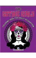 Gothic Girls Coloring Book for Adult Relaxation