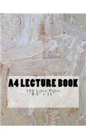 A4 Lecture Book 150 Lined Pages 8.5" x 11"
