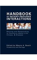 Handbook of Patient-Provider Interactions