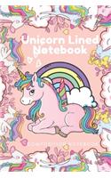 Unicorn Lined Notebook - Composition Notebook