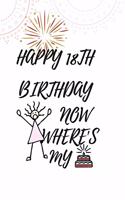 Happy 18th Birthday Now Where's My