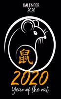 Kalender 2020: Jahr Der Ratte Geschenk Terminkalender Für Chinesische Freunde Jahreskalender 2020 A5 1 Woche 2 Seiten / 6X9 Zoll 120 Seiten / Terminplaner 2020 Kle