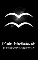 Mein Notizbuch - Sternzeichen Wassermann