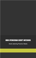 Mini Spencerian Script Notebook