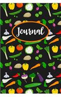 Vegetables Journal: Pretty Lined Notebook & Diary to Write In, Gift For Vegan Girlfriend Or Boyfriend.