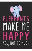 Elephants Make Me Happy You, Not So Much