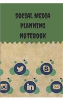 Social Media Planning Notebook: Novelty Lined Notebook/ Journal To Write In Perfect Gift Item (6 x 9 inches)