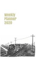 Weekly Planner 2020: calendar organizer agenda for train enthusiasts. 5x8.120 pages.(3 American Railways)