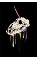 Unicorn Skull: Dot Grid Journal or Notebook (6x9inches) wth 120 pages