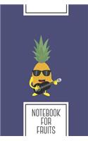 Notebook for Fruits