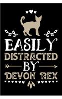 Easily Distracted By Devon Rex: Personal Planner 24 month 100 page 6 x 9 Dated Calendar Notebook For 2020-2021 Academic Year