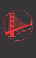 San Francisco Notebook: Lined Journal, 120 Pages, 6 x 9, Affordable Gift Journal Matte Finish