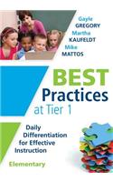 Best Practices at Tier 1 [Elementary]