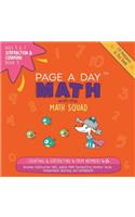 Page a Day Math Subtraction & Counting Book 5: Subtracting 4 from the Numbers 4-14