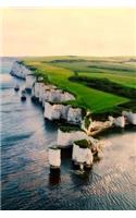 Awesome View of White Cliffs and the Sea England Journal: 150 Page Lined Notebook/Diary