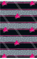 Journal Notebook Abstract Pattern Pink Triangles: Blank Journal To Write In, Unlined For Journaling, Writing, Planning and Doodling, For Women, Men, Kids, 160 Pages, Easy To Carry Size(69 Plain Journal)