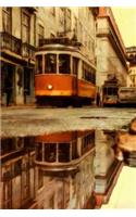 Streetcar in Lisbon - Blank Notebook
