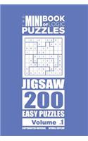 Mini Book of Logic Puzzles - Jigsaw 200 Easy (Volume 1)