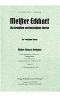 Meister Eckhart. Deutsche Werke Band 4,1: Predigten