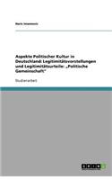 Aspekte Politischer Kultur in Deutschland