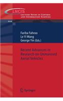 Recent Advances in Research on Unmanned Aerial Vehicles