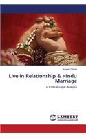 Live in Relationship & Hindu Marriage