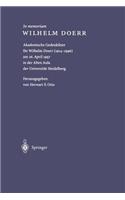 In Memoriam Wilhelm Doerr