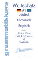 Wörterbuch A1 Deutsch - Somalisch - Englisch