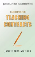Guidelines for Teaching Contracts: Setting Up Payment Rules from the Outset