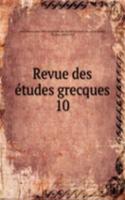 Revue des etudes grecques