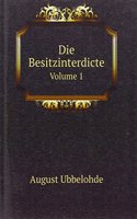Die Besitzinterdicte